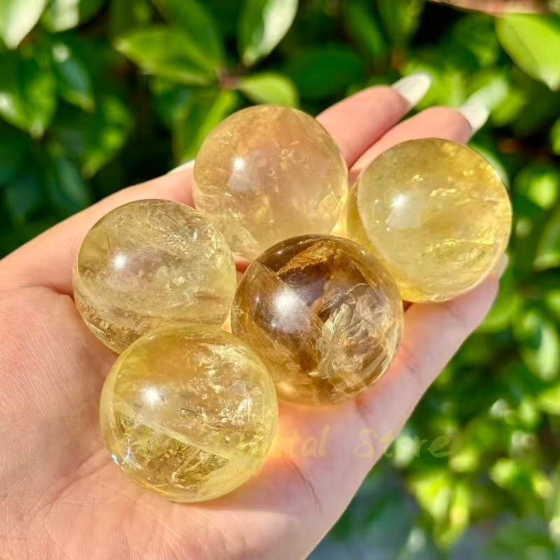 High Quality Citrine Sphere