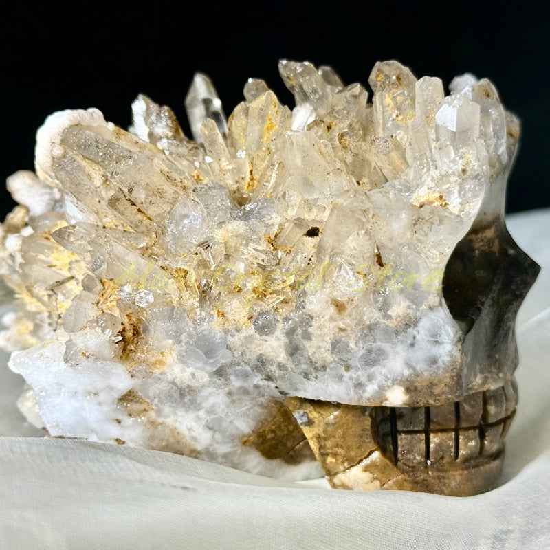 Natural Crystal Cluster Skull.1PC