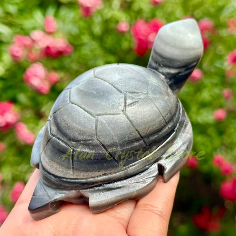 Mixed Material Turtle Carving