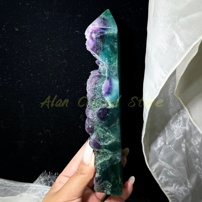 Natural Fluorite Specimen Tower.