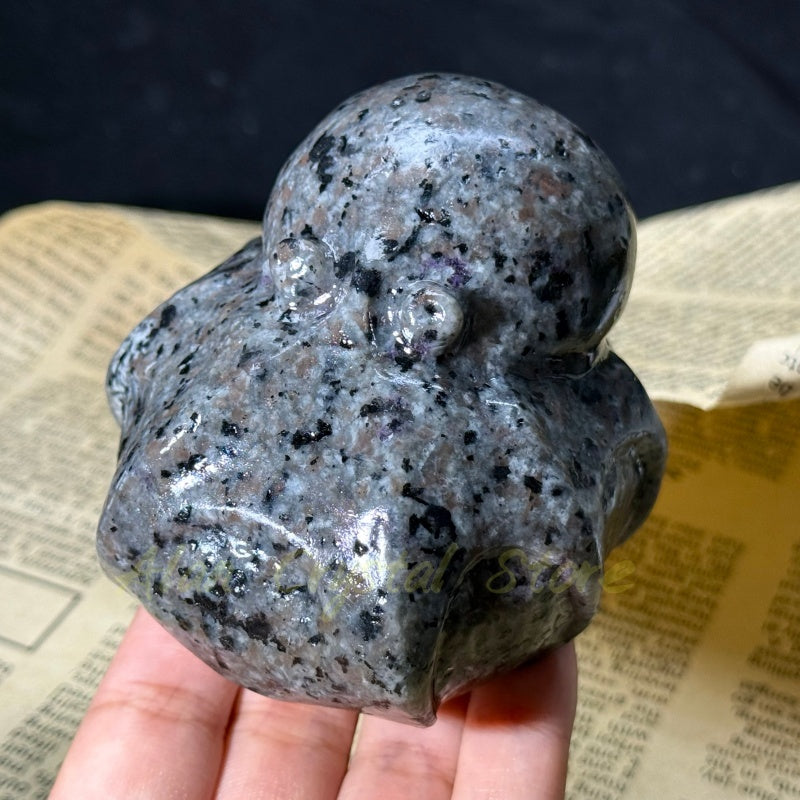 Natural Yooperlite Octopus Carving.1PC