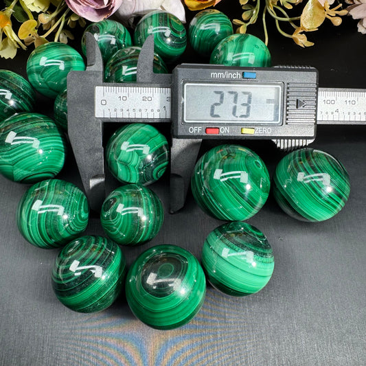 Mini Malachite Sphere