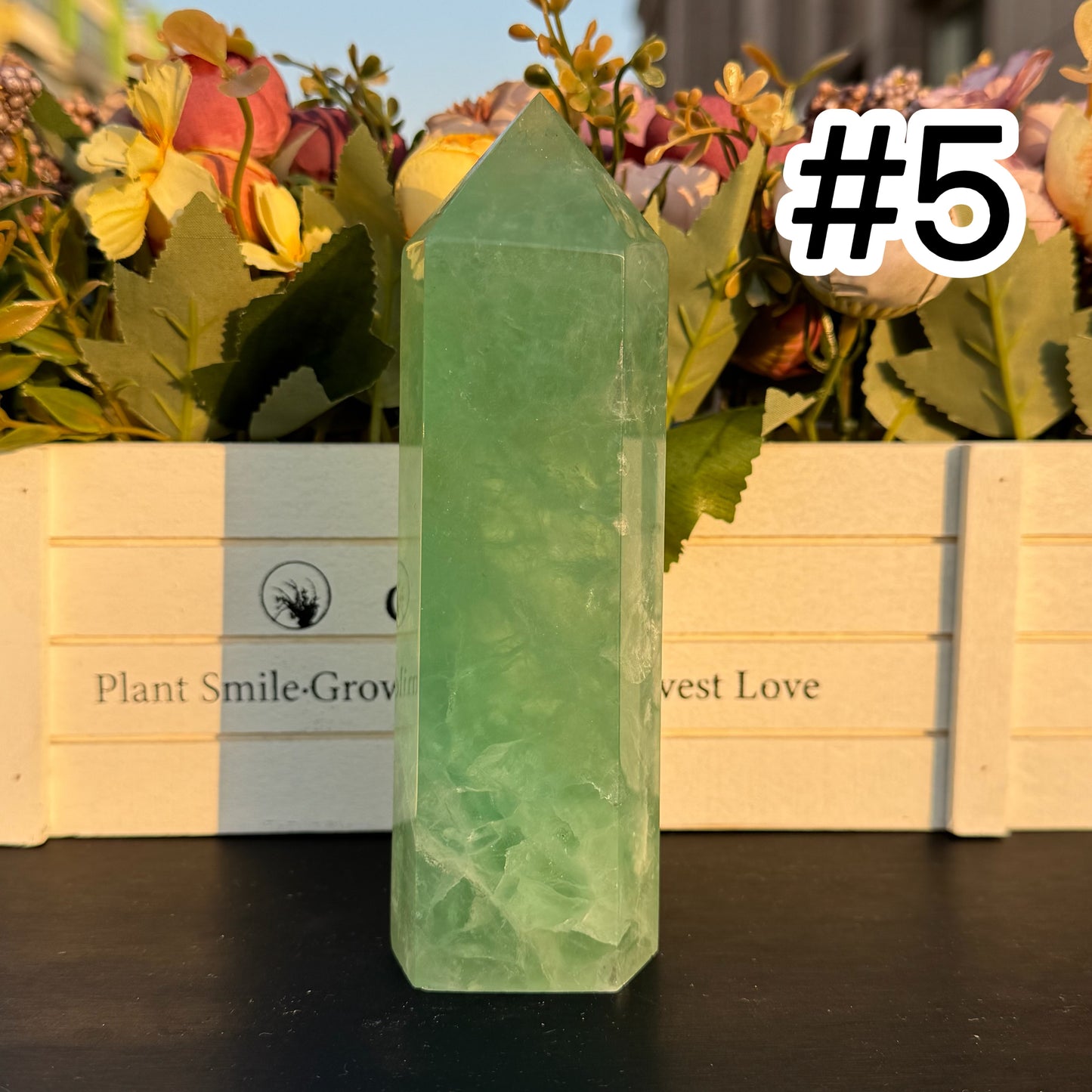 Green Fluorite Tower