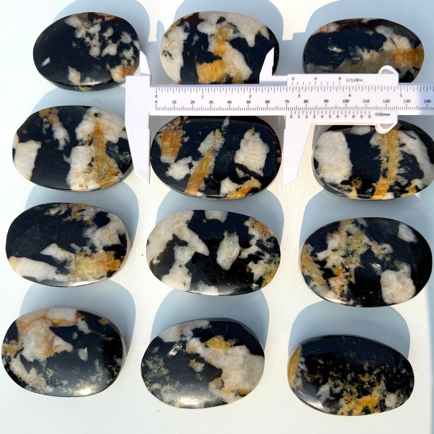 Tourmaline Mica Palm Stone