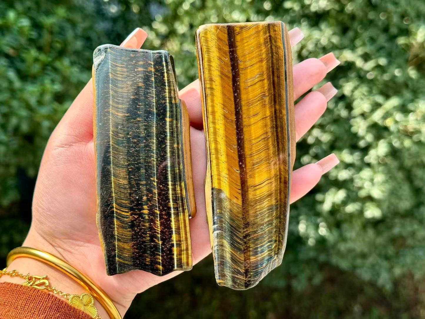 Natural Yellow Blue Tiger Eye Stone Slice,High Quality Tiger Eye Stone Slice.