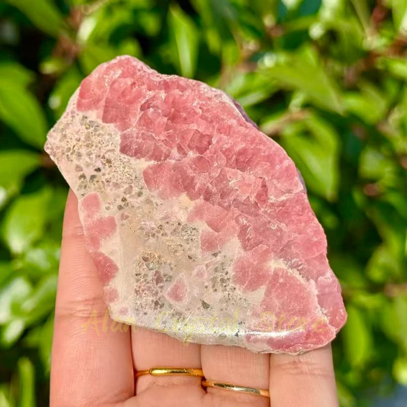Rhodochrosite Slice
