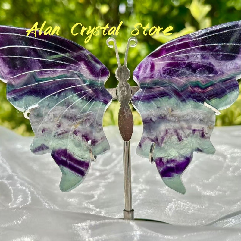 Rainbow Fluorite Butterfly Wings