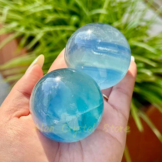 Blue Fluorite Sphere