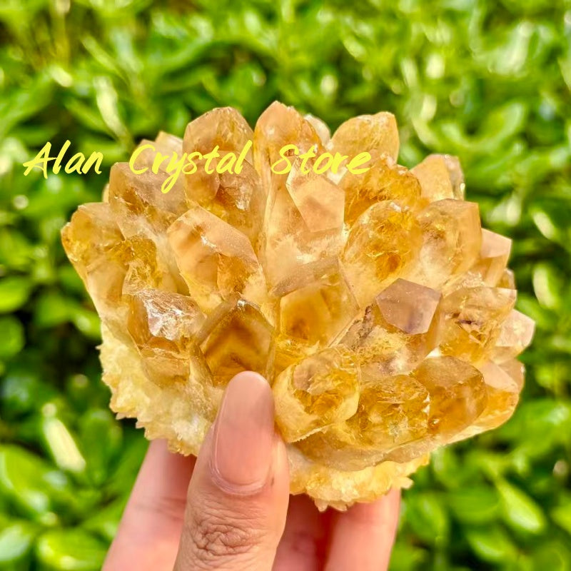 Yellow Pineapple Crystal Cluster