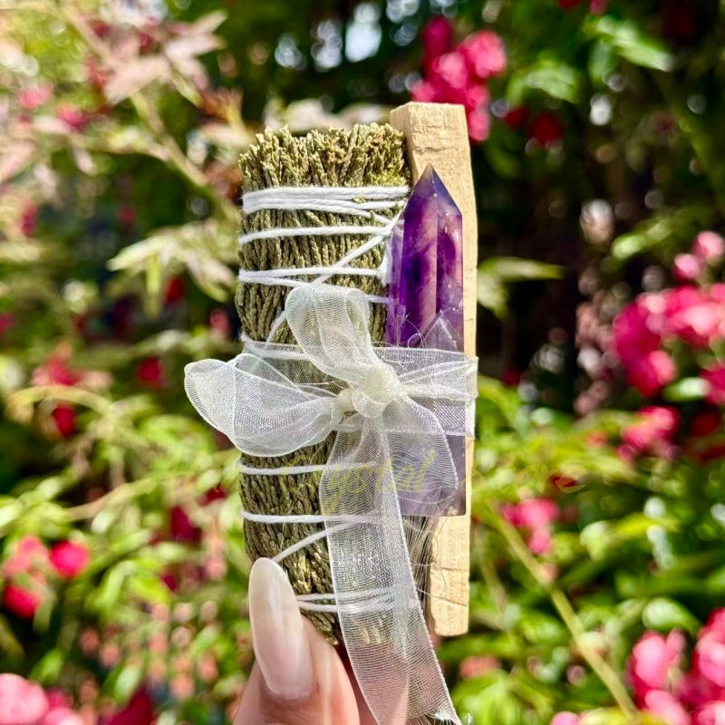 Crystal Pau Santo Sage Energy Sets