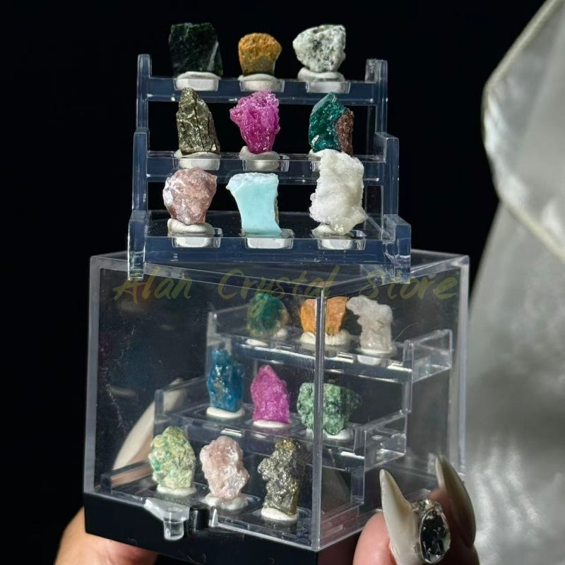 Natural Mixed High Quality Crystal Specimen Box