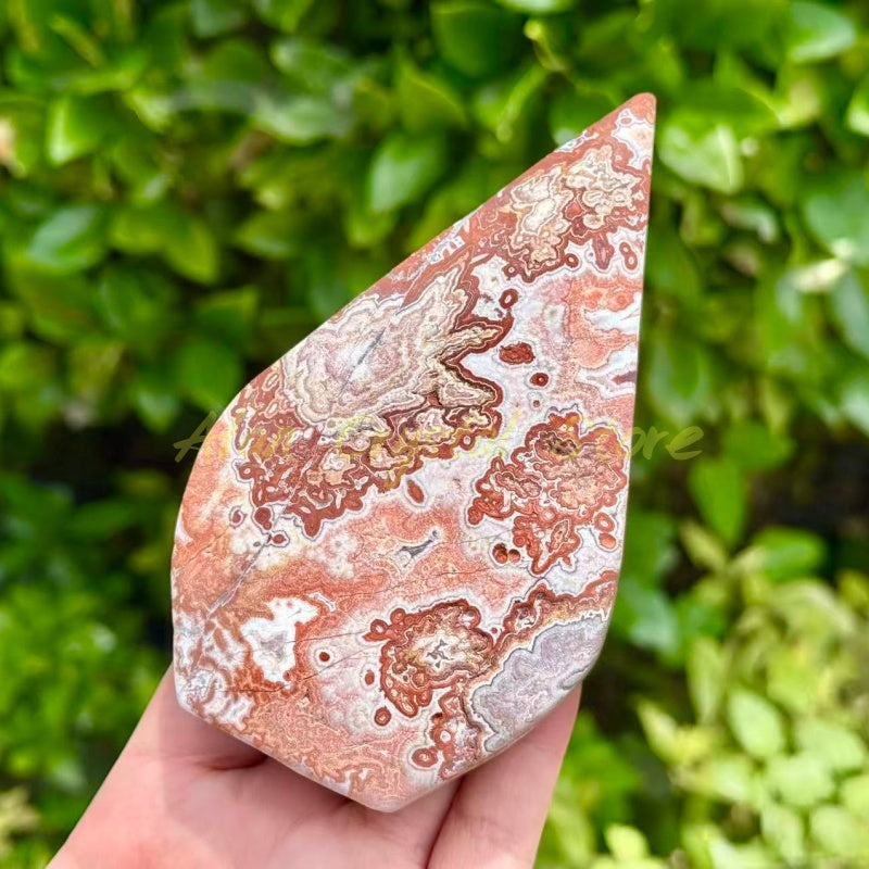 Pink Mexican Agate Torch.