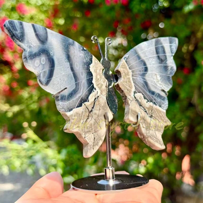 Volcano Agate Butterfly Wings