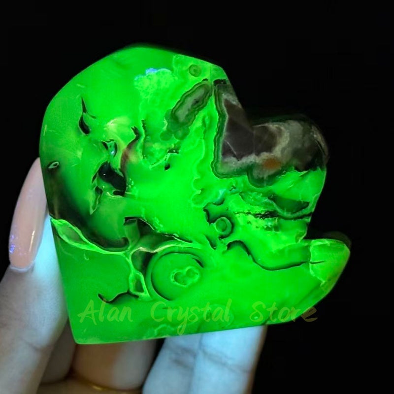 Volcano Agate Heart