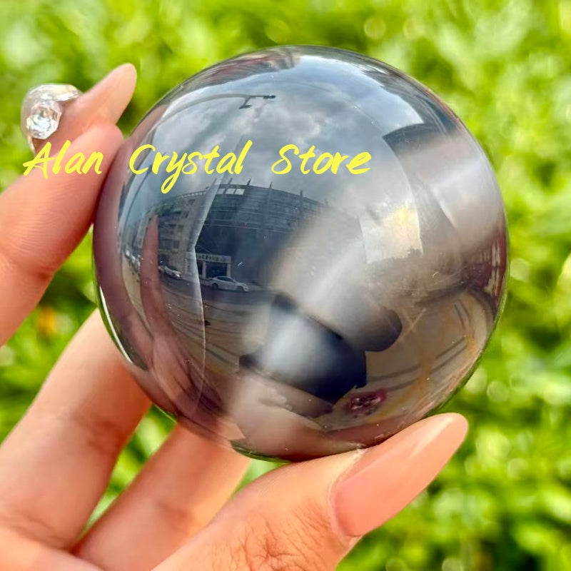 Black Stripe Agate Sphere