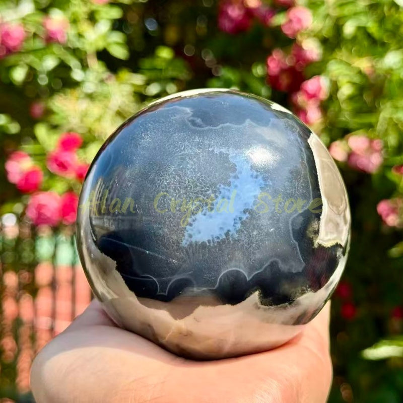 Volcano Agate Sphere