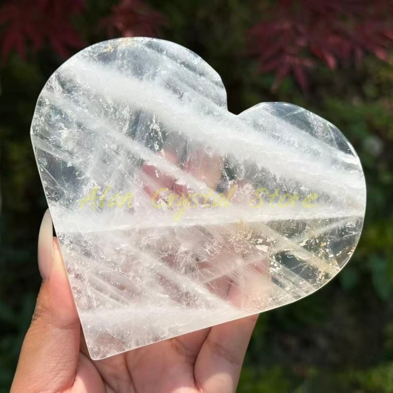 Clear Quartz Big Heart