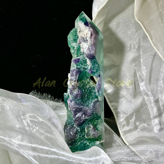 Natural Fluorite Specimen Tower.