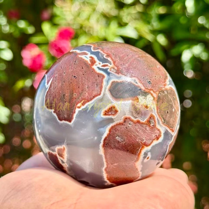 Football Agate Sphere