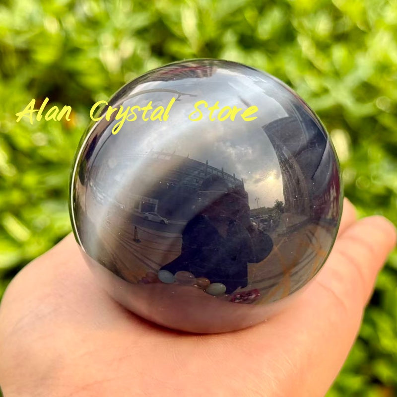 Black Stripe Agate Sphere