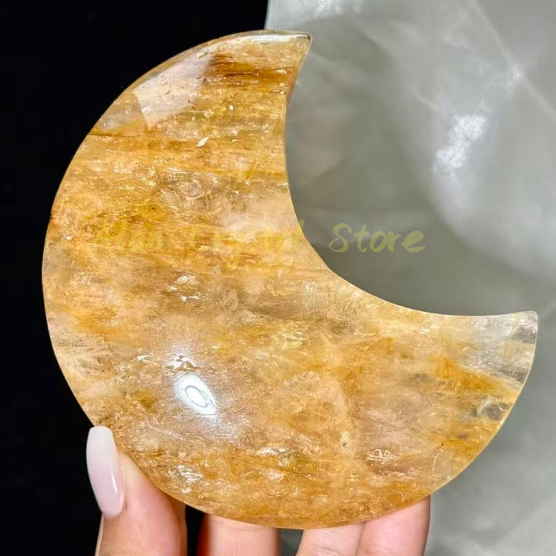 Golden Healer Big Moon Carving