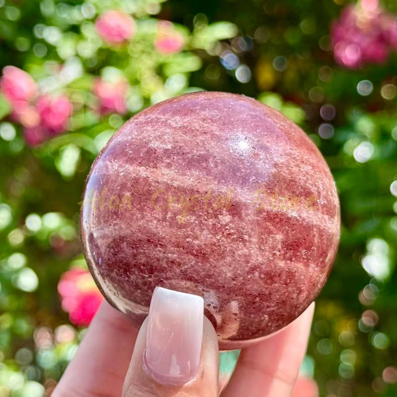 Strawberry Quartz Sphere