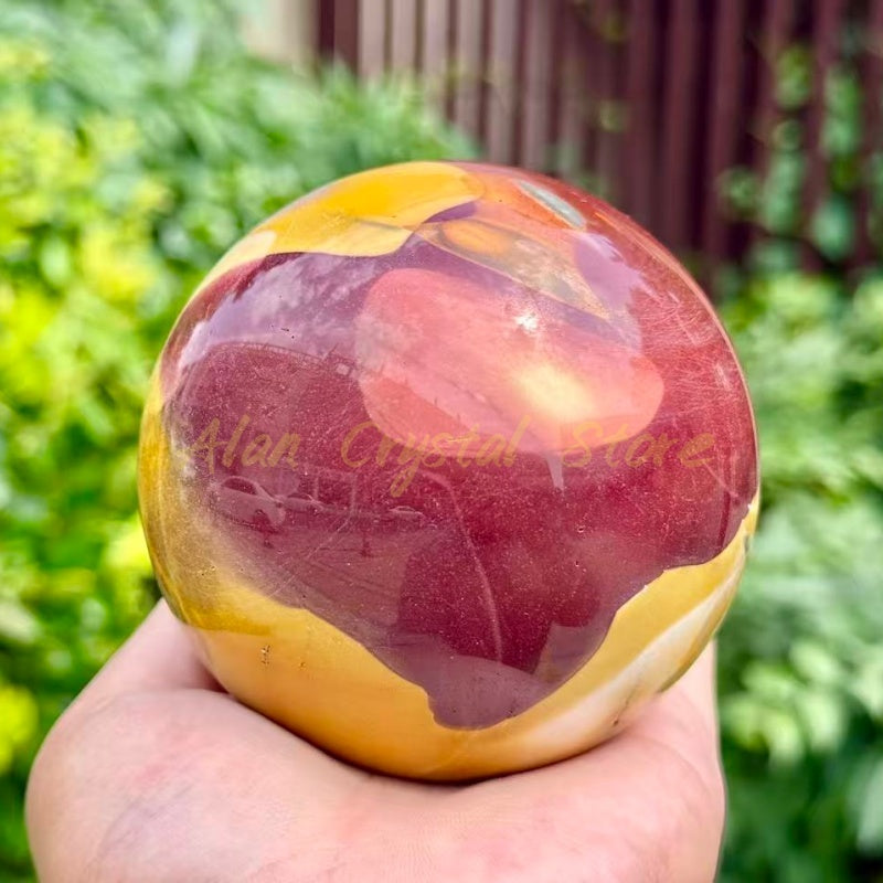 8CM+ Natural Mookite Sphere,large size Crystal Ball.