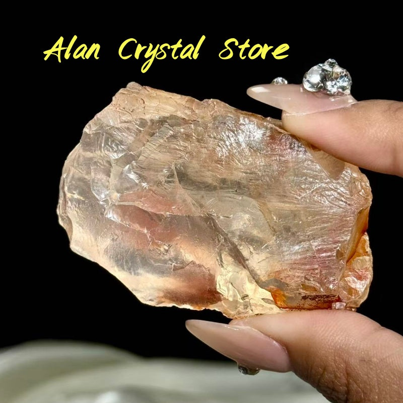 Red Fire Quartz Raw Stone