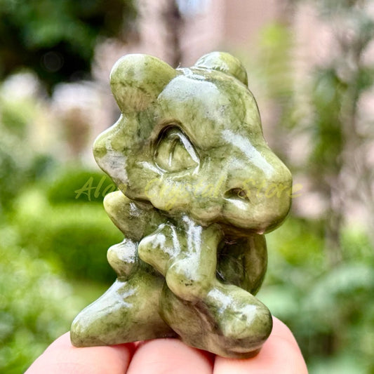 Natural Crystal Quartz Cubone Carving.1PC