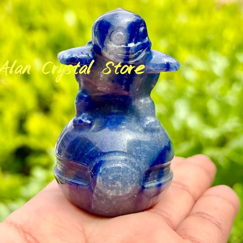 Blue Aventurine Squirtle Carving