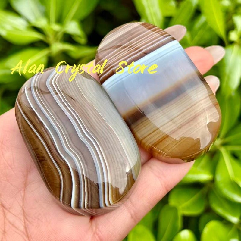 Brown Sardonyx Palm Stone