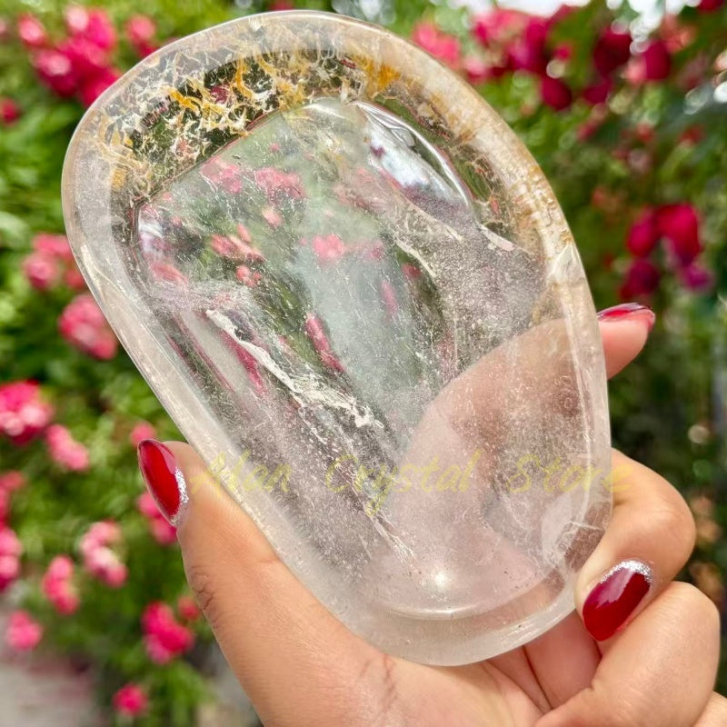Clear Quartz Free Form Bowl