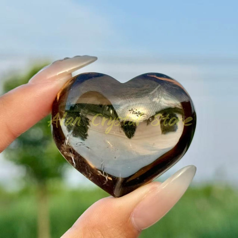 Smoky Quartz Heart