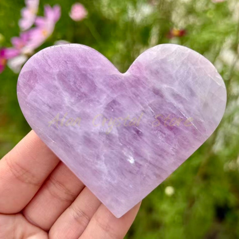 Pink Kunzite Heart