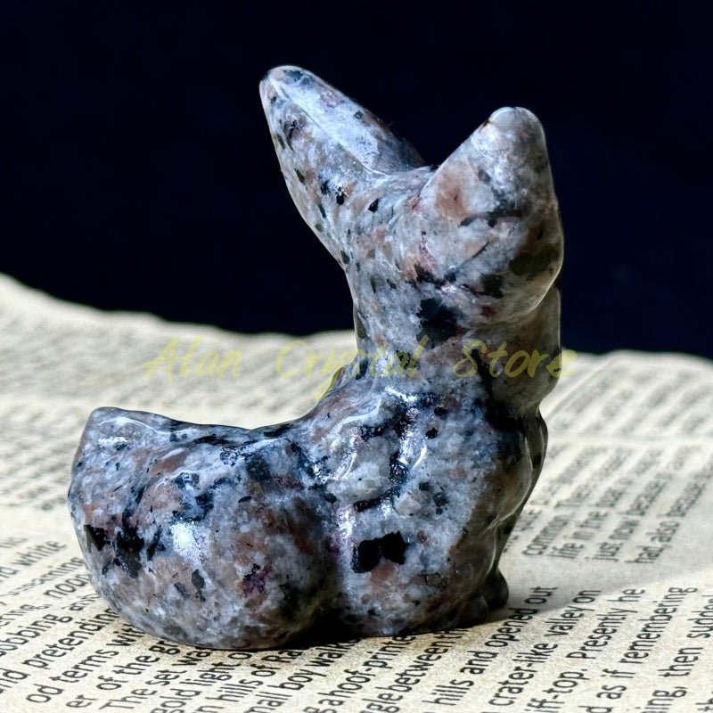Natural Yooperlite Eevee Carving.1PC