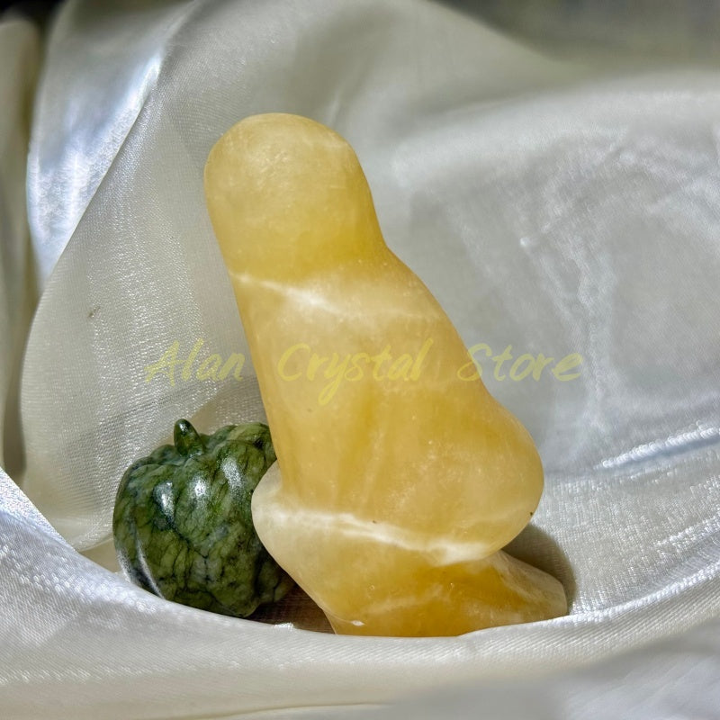 Natural Yellow Calcite Ghost.1PC