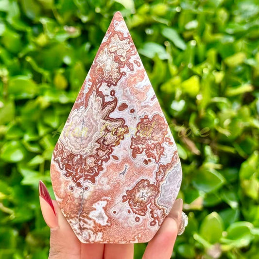 Pink Mexican Agate Torch.