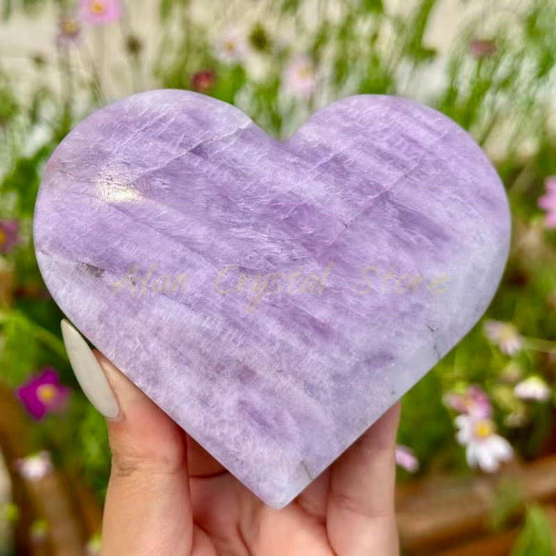 Pink Kunzite Heart