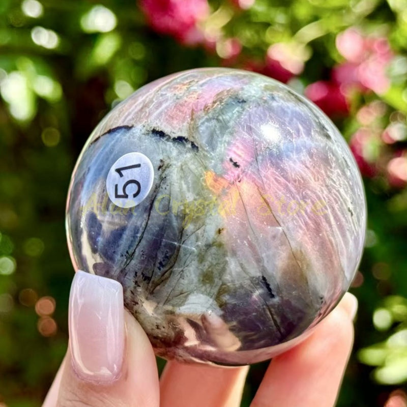 Purple Labradorite Sphere