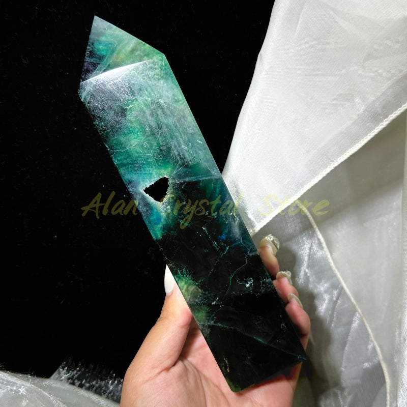 Natural Fluorite Specimen Tower.