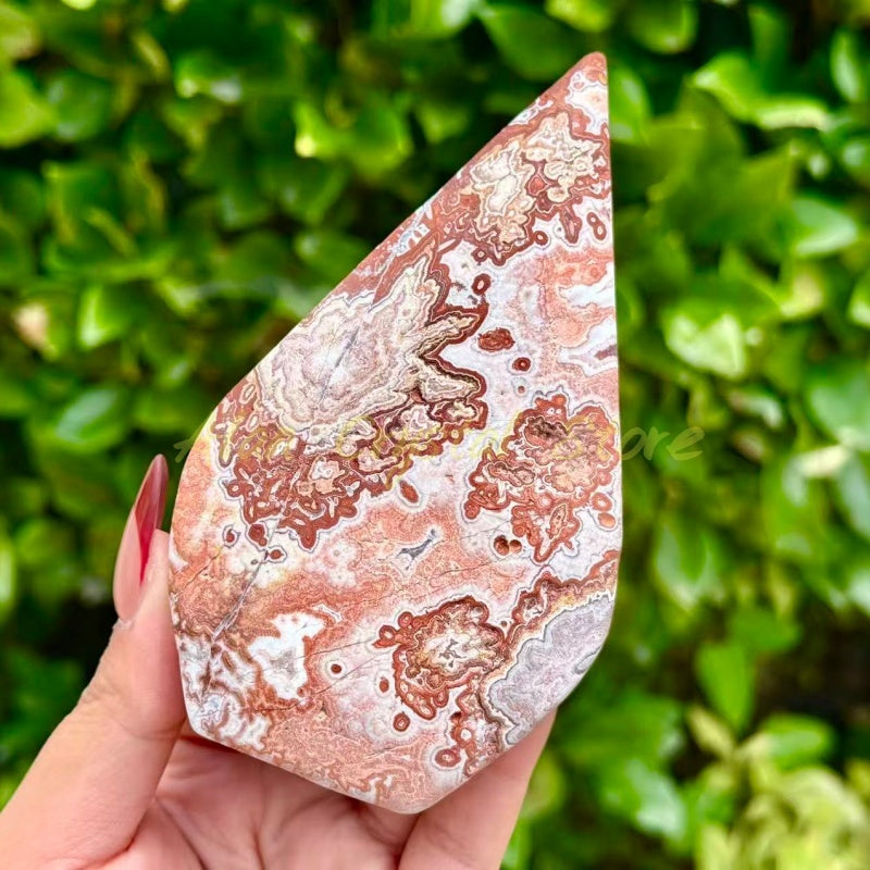 Pink Mexican Agate Torch.