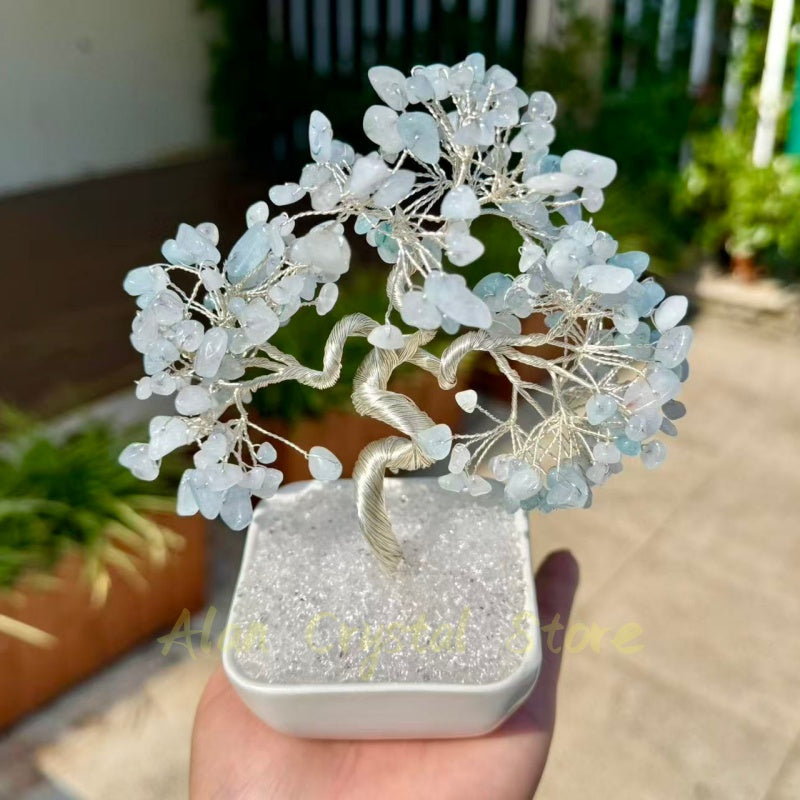 Aquamarine Healing Tree