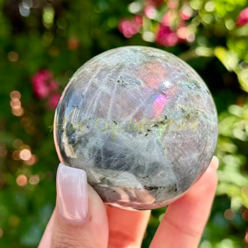 Purple Labradorite Sphere