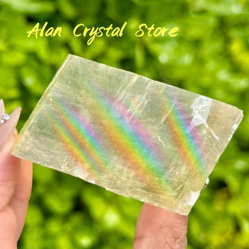 Rainbow Honey Calcite Free Form