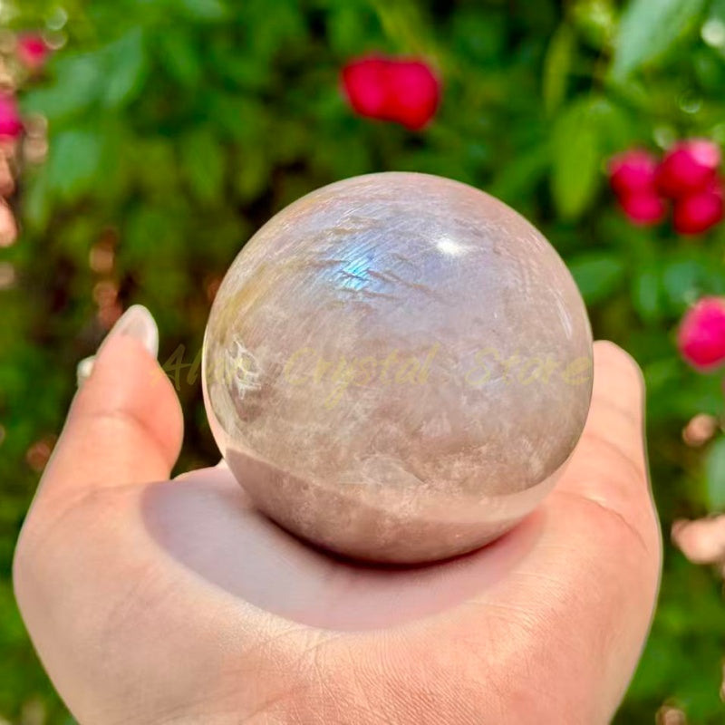 Blue Moon Stone Sphere