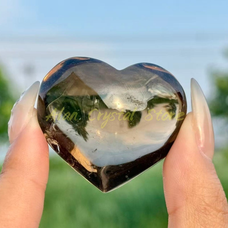 Smoky Quartz Heart