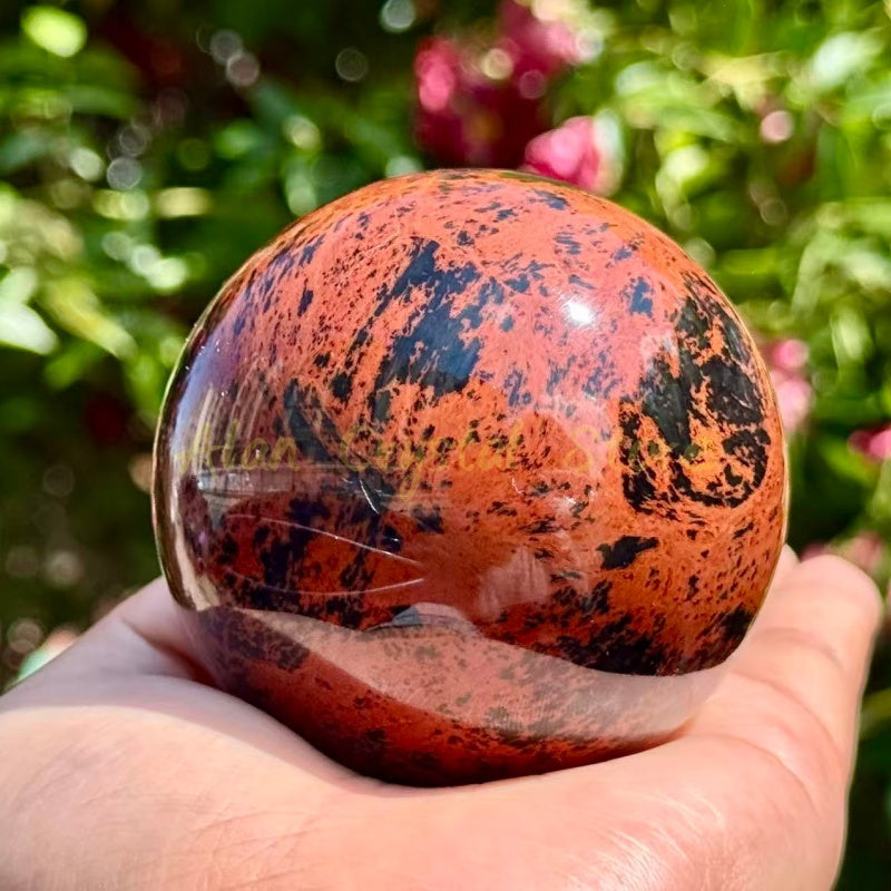Red Obsidian Sphere