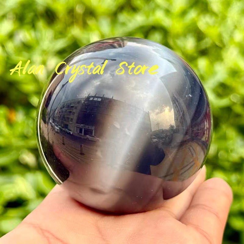 Black Stripe Agate Sphere