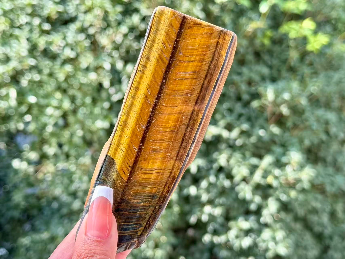Natural Yellow Blue Tiger Eye Stone Slice,High Quality Tiger Eye Stone Slice.