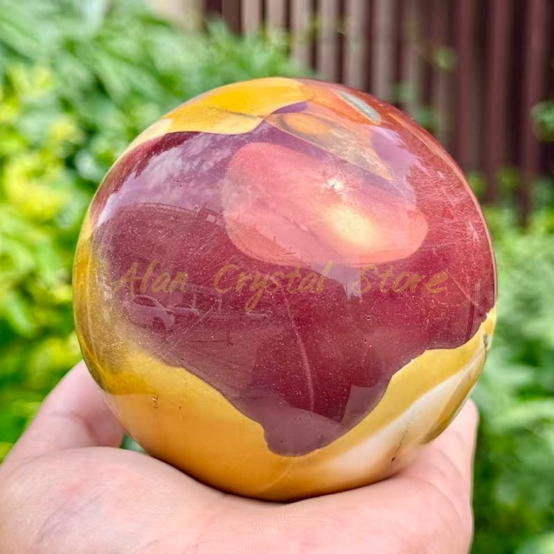 8CM+ Natural Mookite Sphere,large size Crystal Ball.